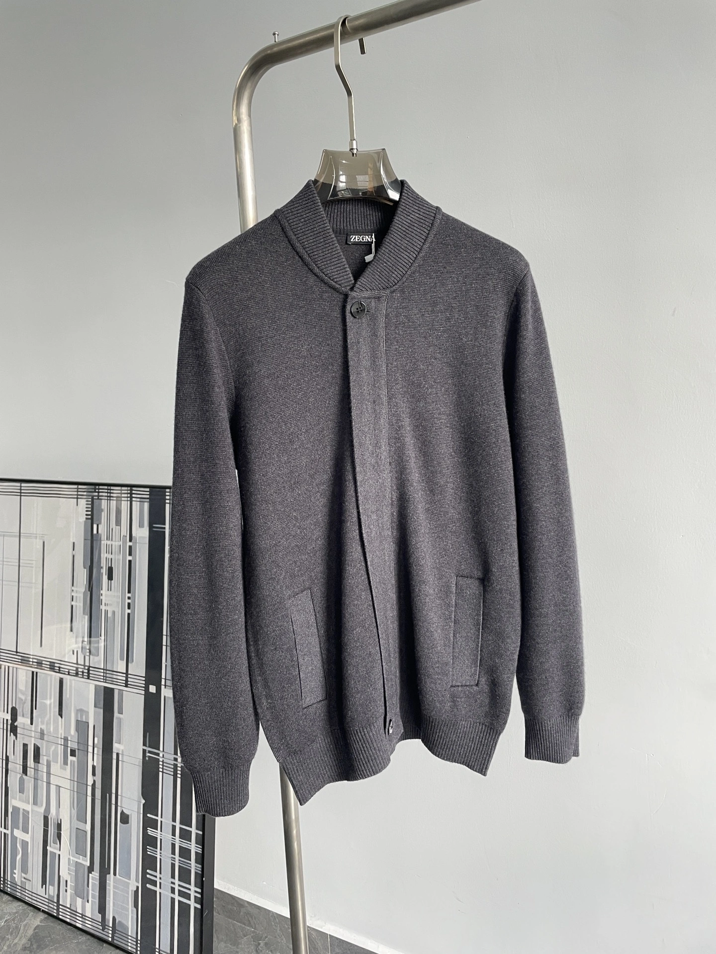 wg.luxury- 2ur25rry wool Real silk oversized 2colour item:D-F443J2322-2